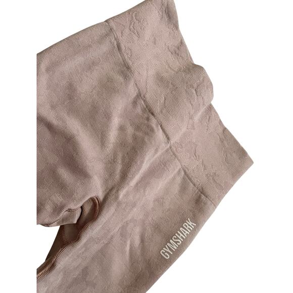 Gymshark light soft pink textured leggings sz XS activewear yoga - Picture 5 of 7